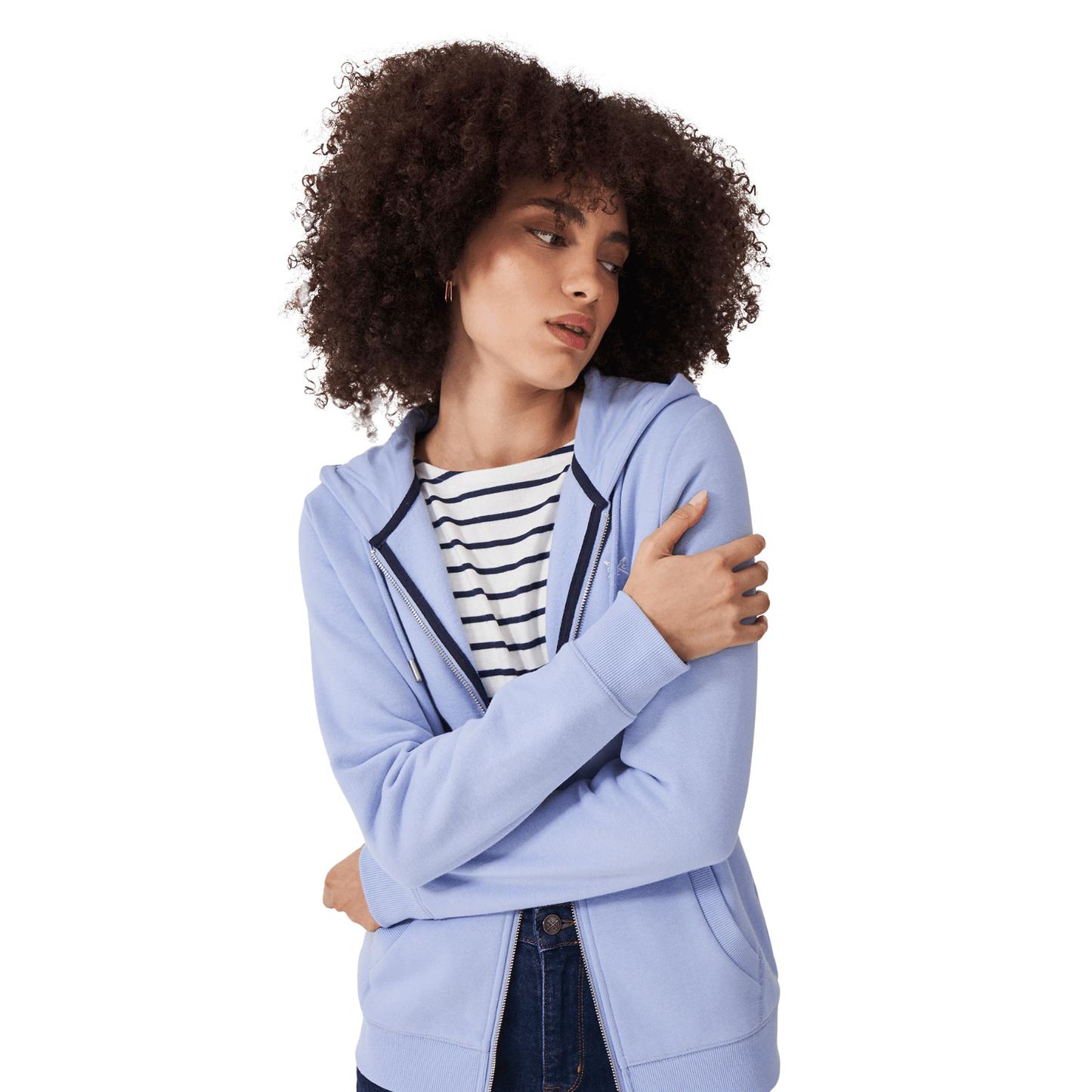 Crew Clothing Womens Heritage Zip Through Hoodie