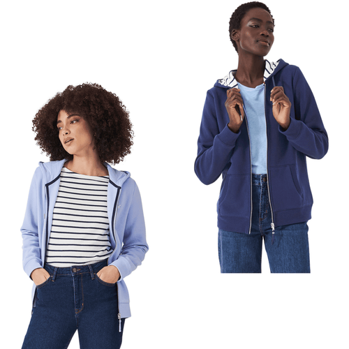 Crew Clothing Womens Heritage Zip Through Hoodie