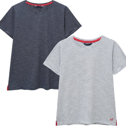 Crew Clothing Womens Perfect Stripe Short Sleeve T-Shirt