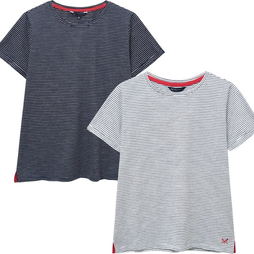 Crew Clothing Womens Perfect Stripe Short Sleeve T-Shirt