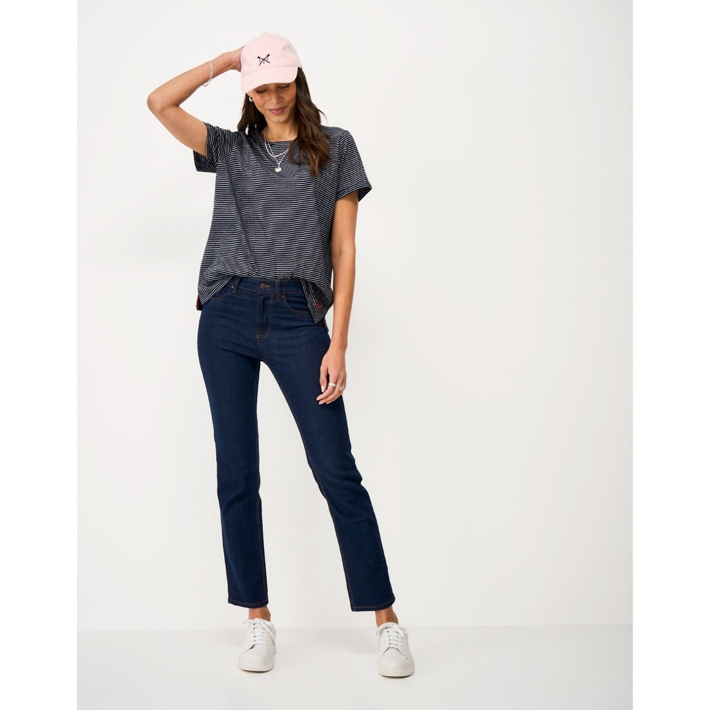 Crew Clothing Womens Perfect Stripe Short Sleeve T-Shirt