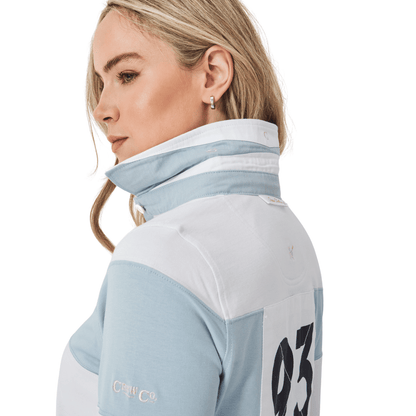 Crew Clothing Womens Longsleeve Stripe Rugby T-Shirt