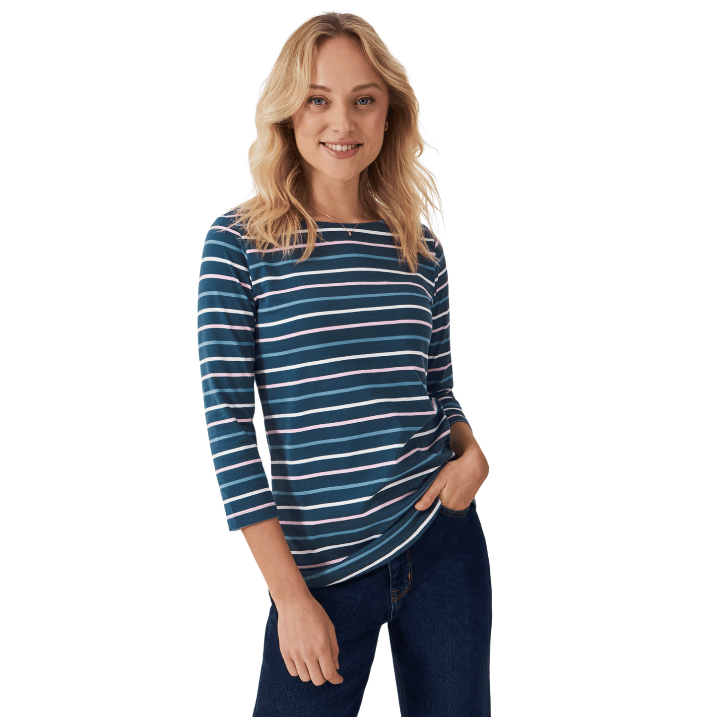 Crew Clothing Womens Essential Breton T-Shirt