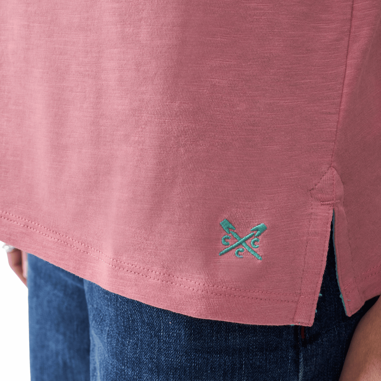 Crew Clothing Womens Slub Crew Neck T-Shirt