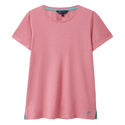 Crew Clothing Womens Slub Crew Neck T-Shirt