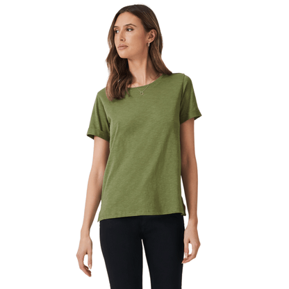 Crew Clothing Womens Slub Crew Neck T-Shirt