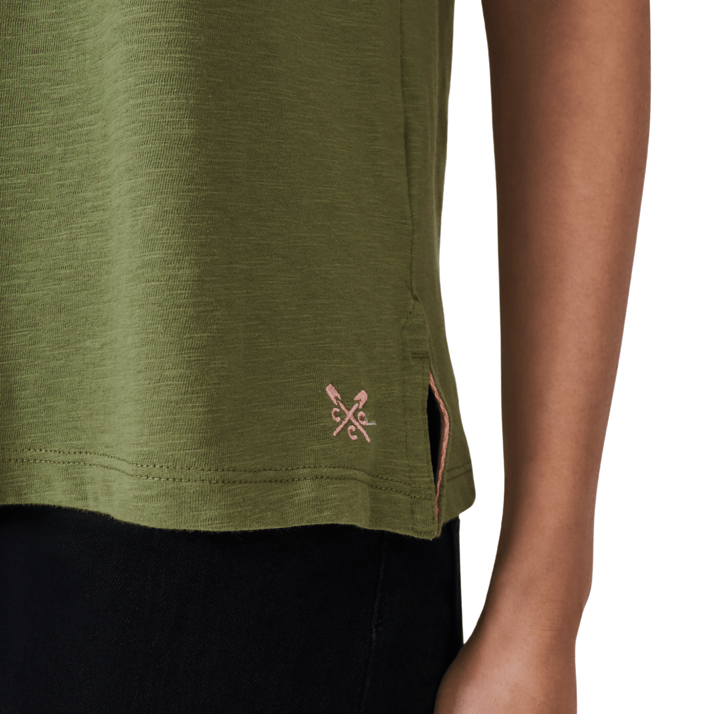 Crew Clothing Womens Slub Crew Neck T-Shirt