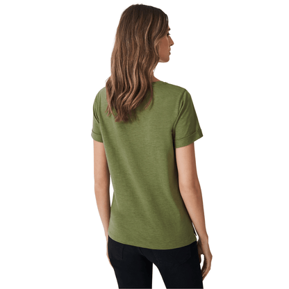 Crew Clothing Womens Slub Crew Neck T-Shirt