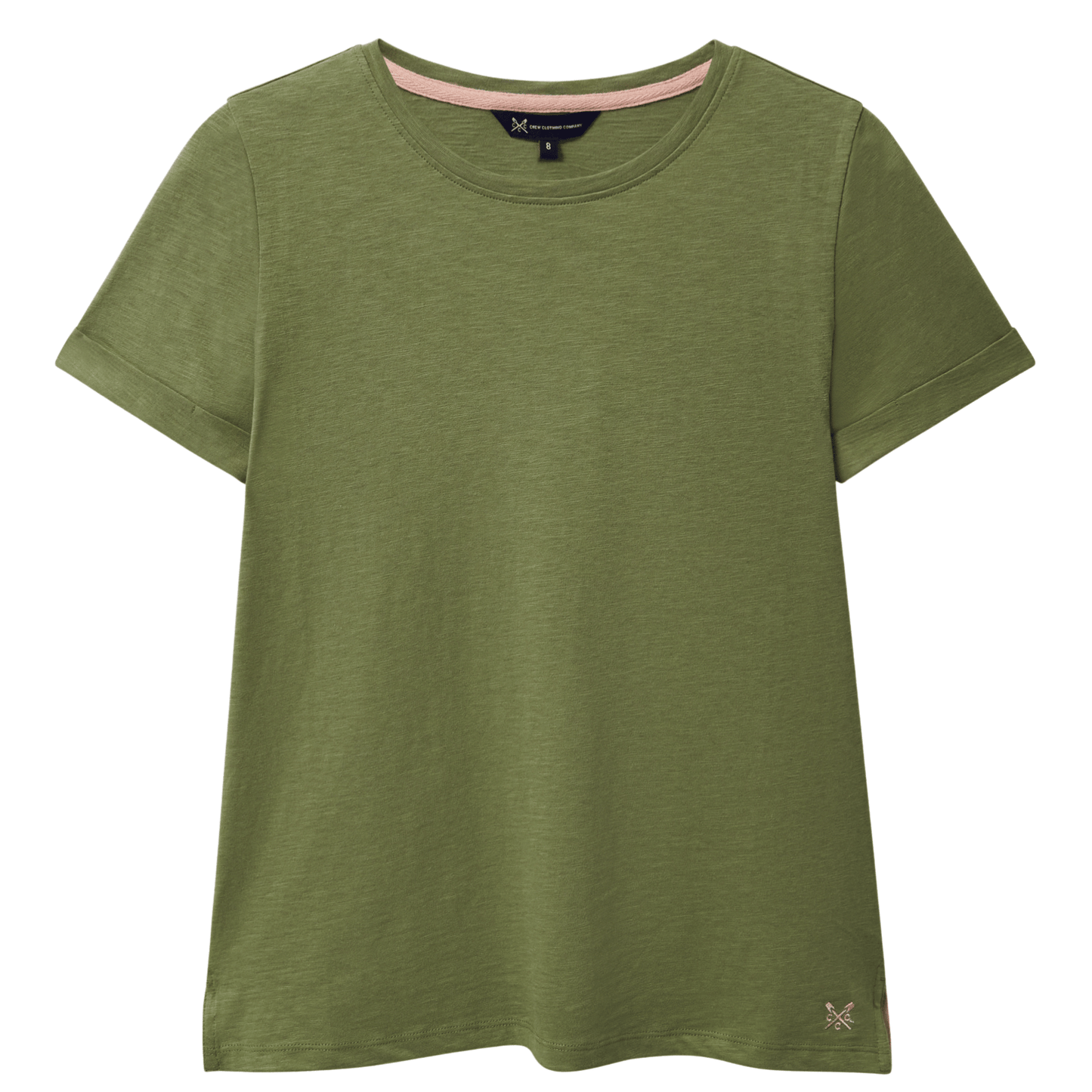 Crew Clothing Womens Slub Crew Neck T-Shirt