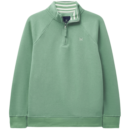 Crew Clothing Womens Cotton Blend Half Zip Sweatshirt