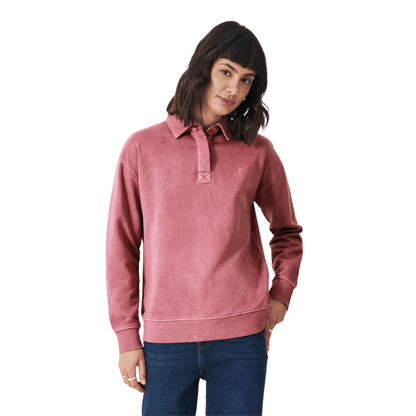 Crew Clothing Womens Pigment Dyed Rugger Sweatshirt