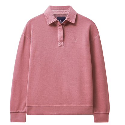 Crew Clothing Womens Pigment Dyed Rugger Sweatshirt