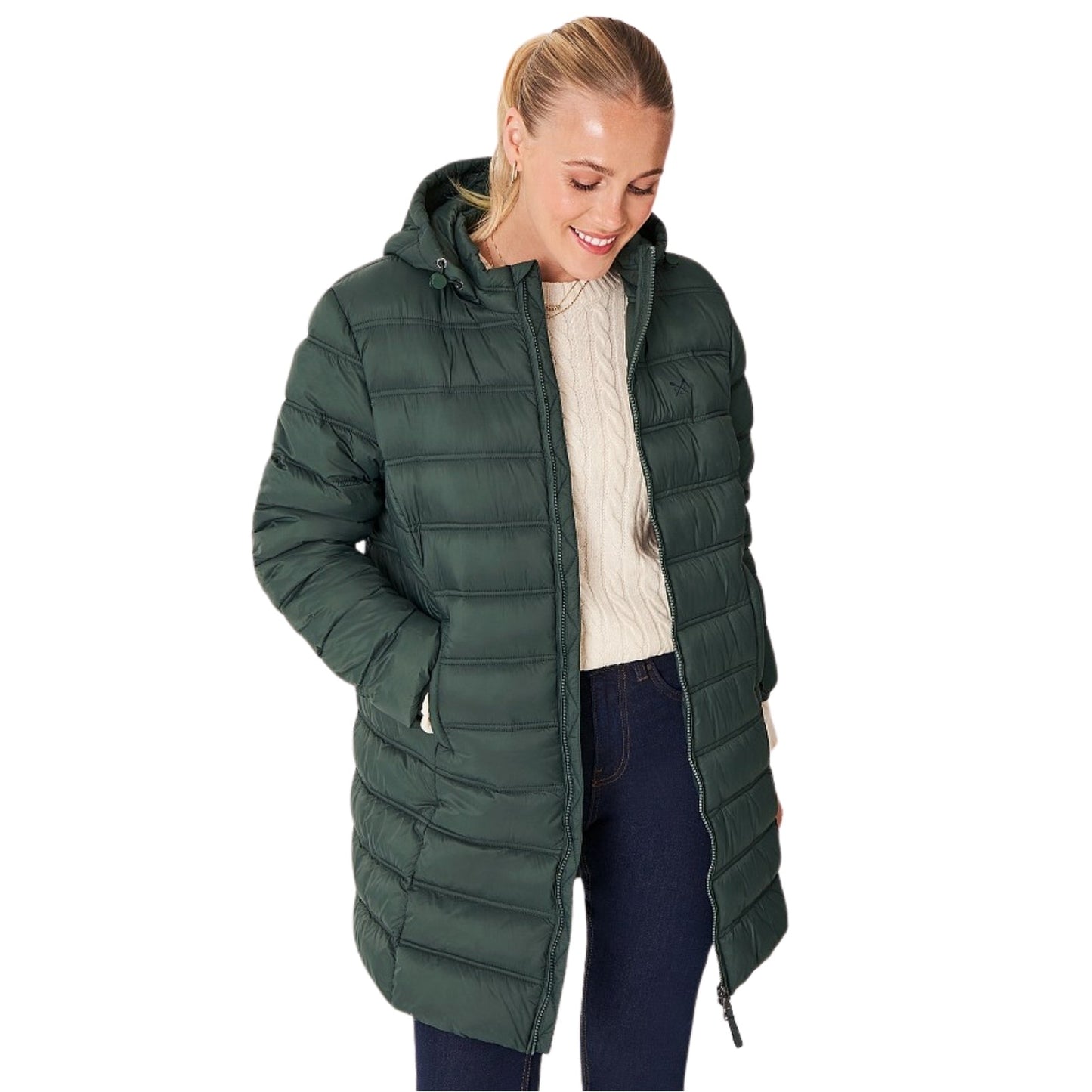 Crew Clothing Womens Lightweight Coat Padded Jacket