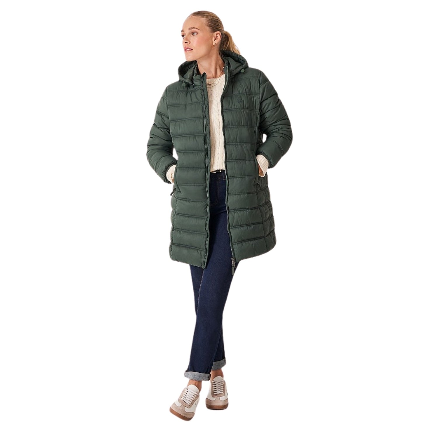 Crew Clothing Womens Lightweight Coat Padded Jacket