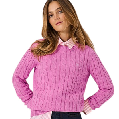 Crew Clothing Womens Crew Neck Chunky Sweatshirt