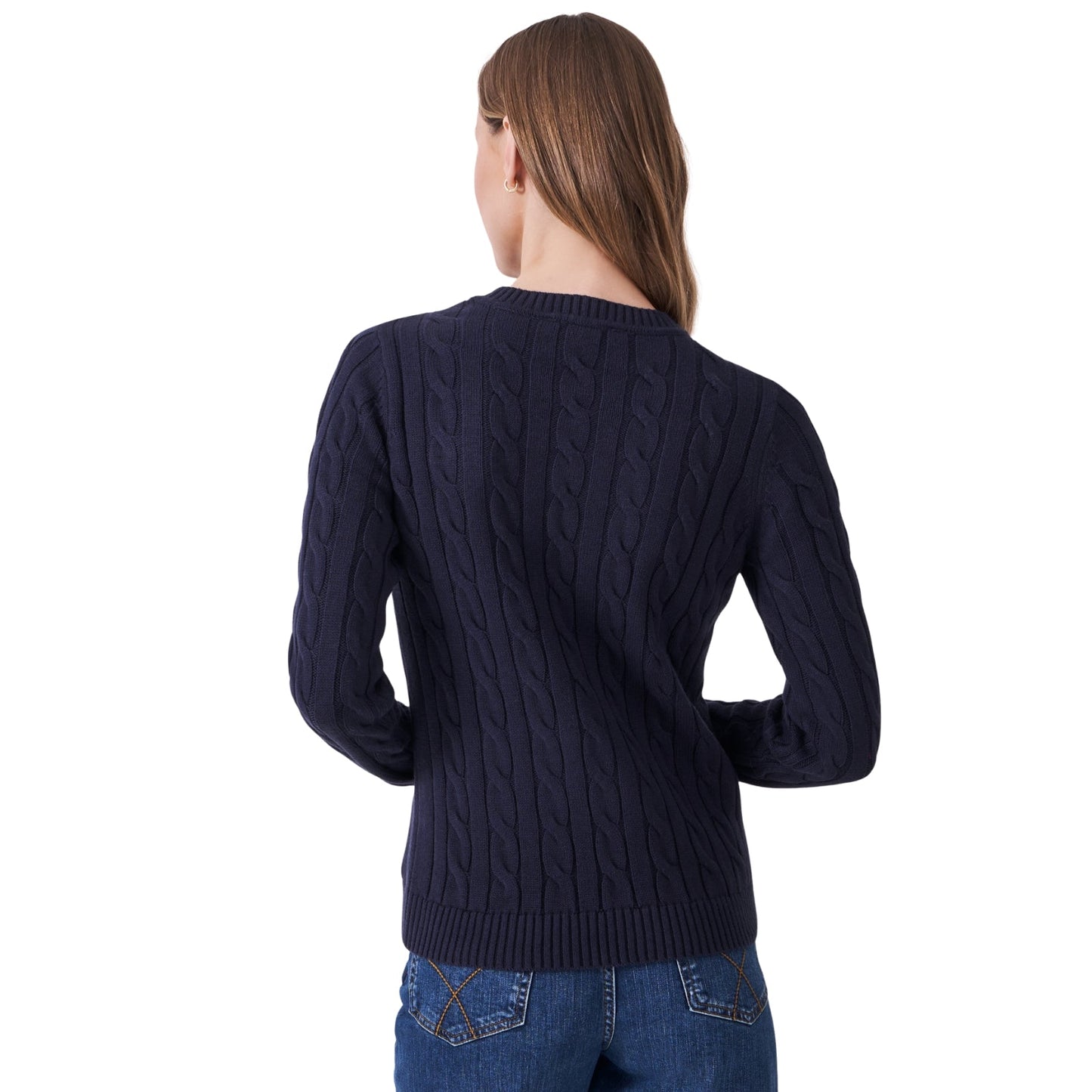 Crew Clothing Womens Crew Neck Chunky Sweatshirt