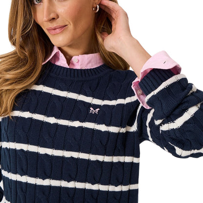Crew Clothing Womens Crew Neck Chunky Sweatshirt