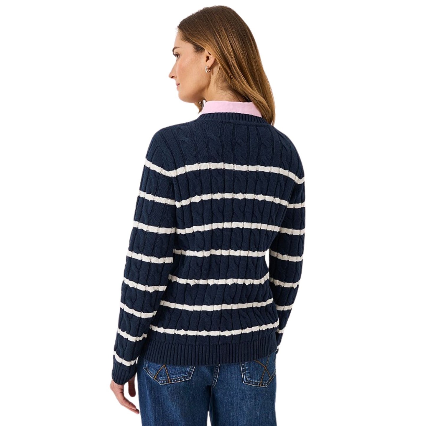 Crew Clothing Womens Crew Neck Chunky Sweatshirt