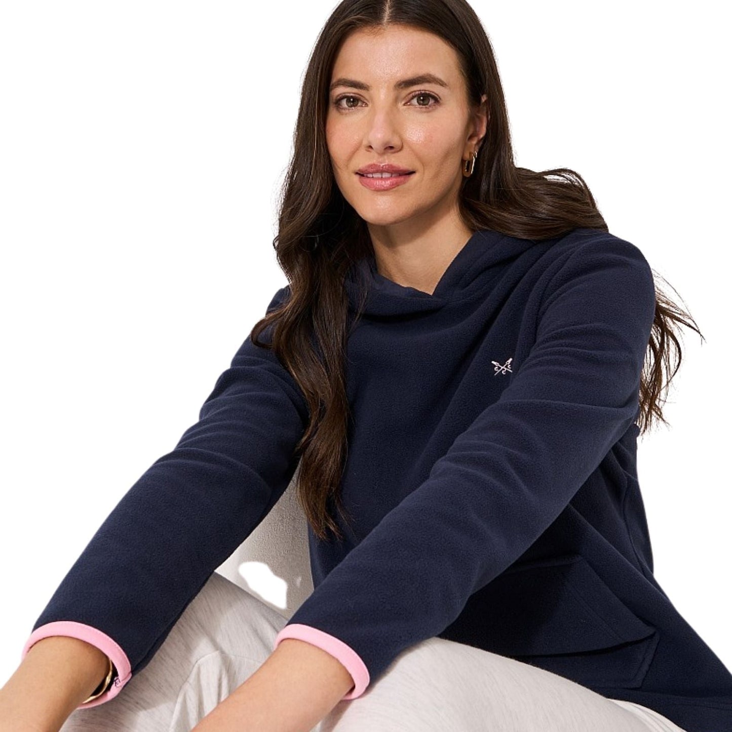 Crew Clothing Womens Micro Fleece Hoodie