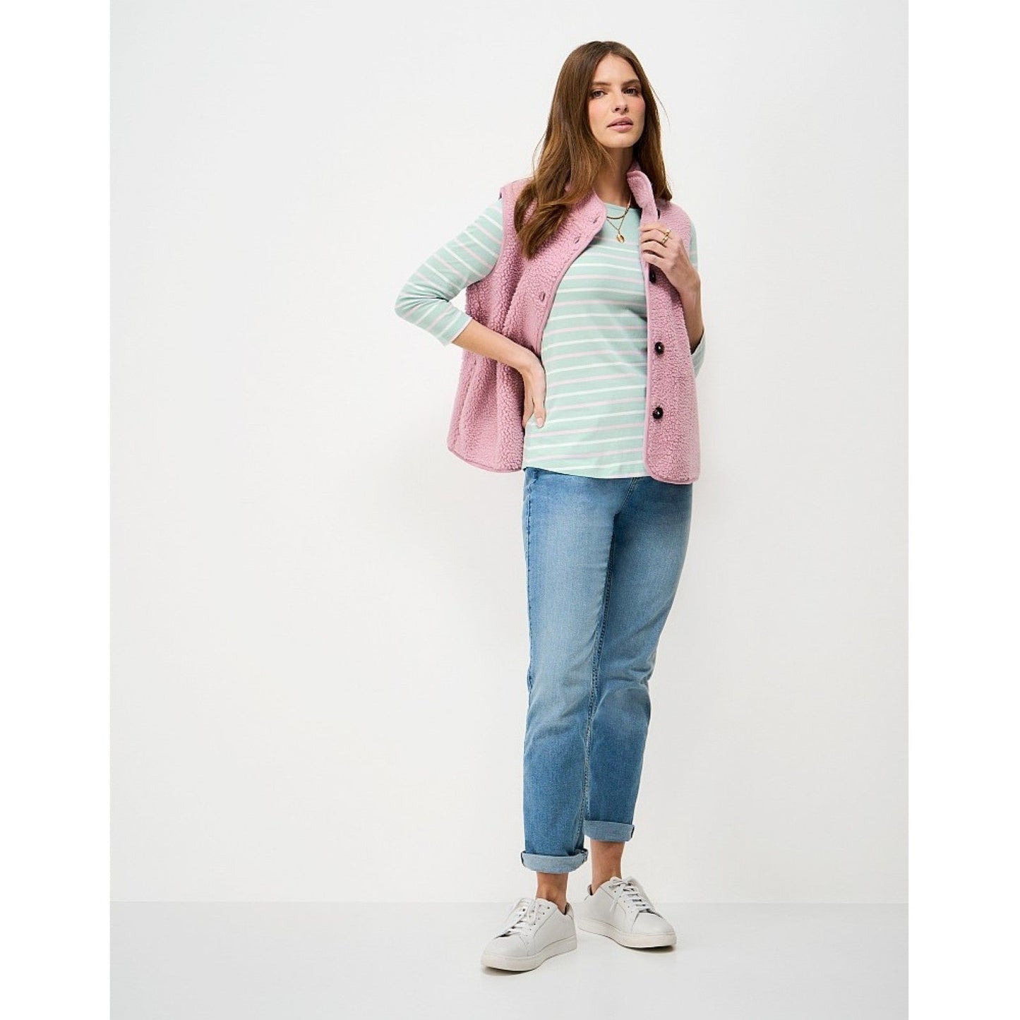 Crew Clothing Womens Essential Breton Long Sleeve T-Shirt