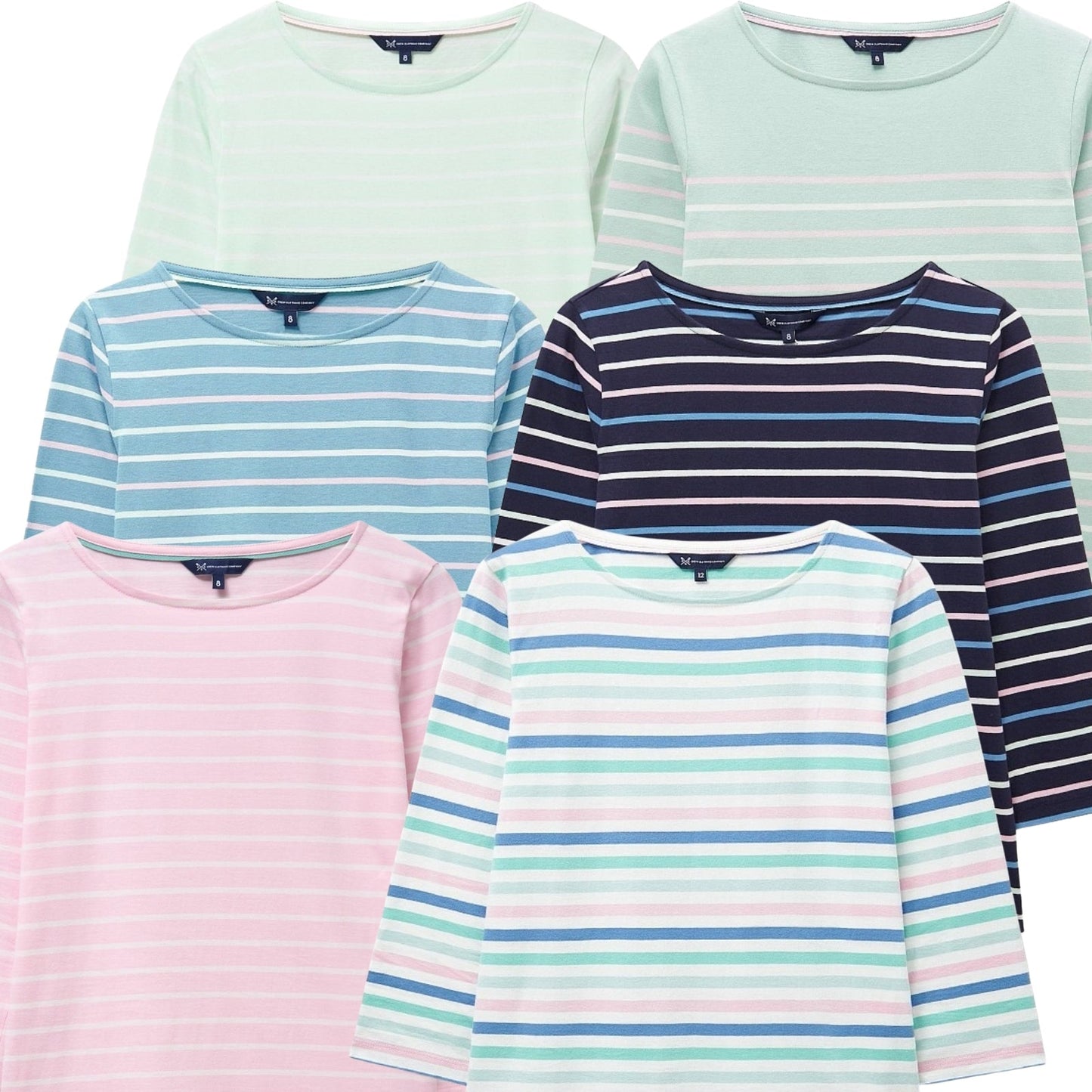 Crew Clothing Womens Essential Breton Long Sleeve T-Shirt