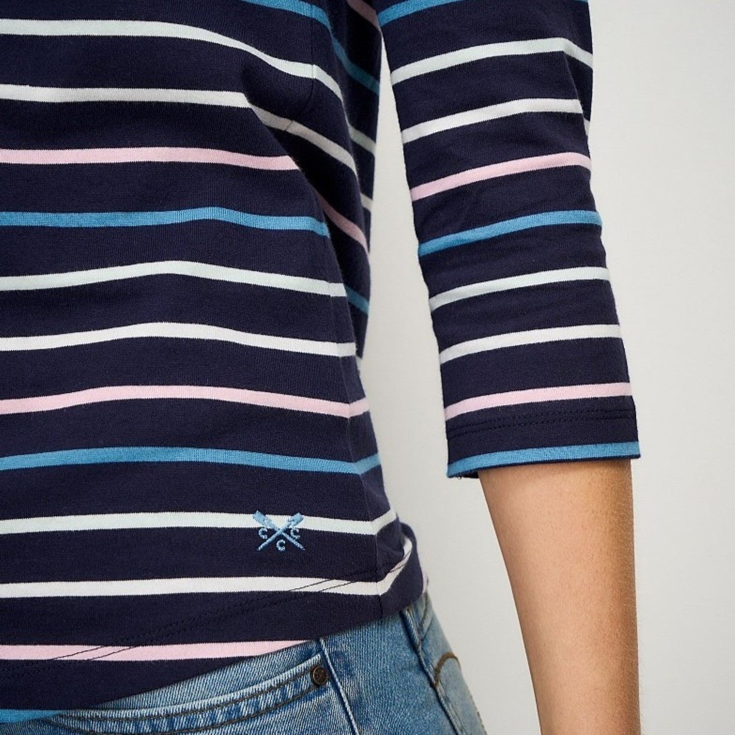 Crew Clothing Womens Essential Breton Long Sleeve T-Shirt