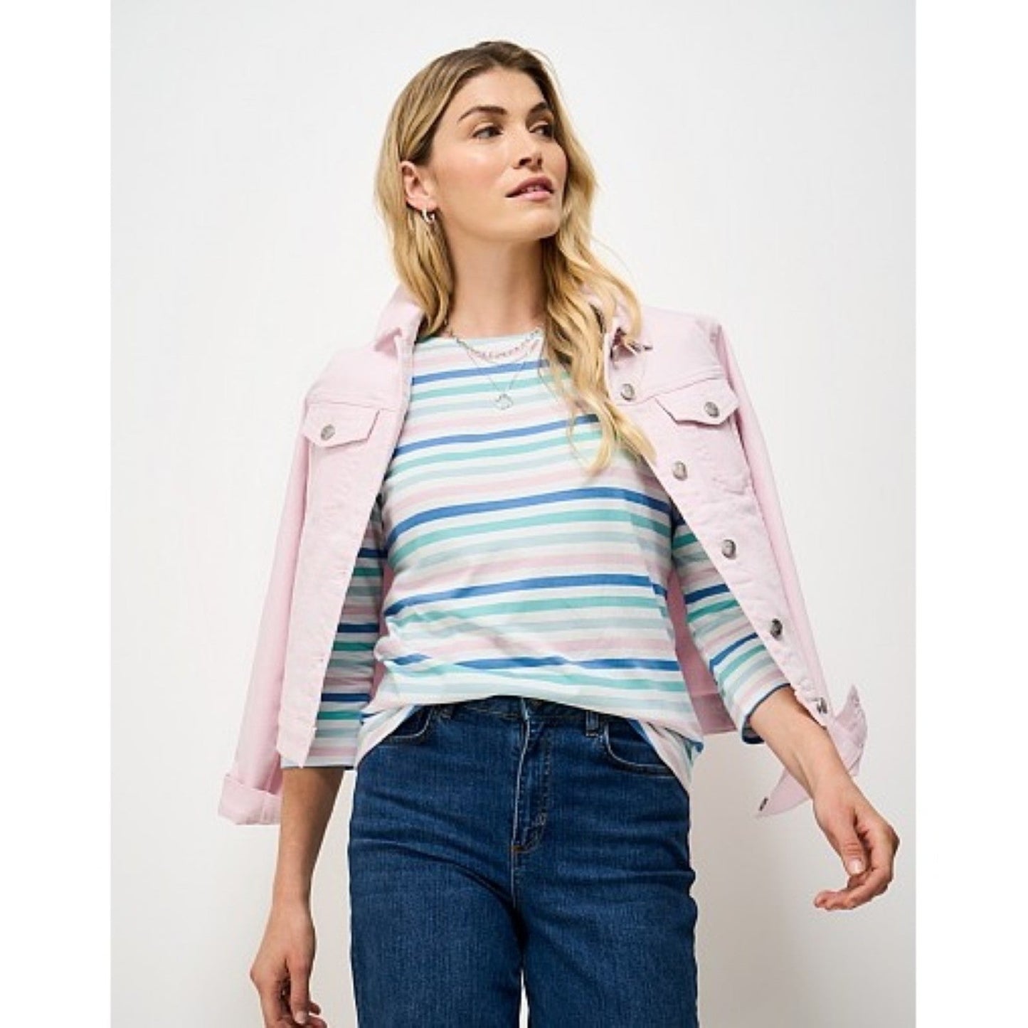 Crew Clothing Womens Essential Breton Long Sleeve T-Shirt