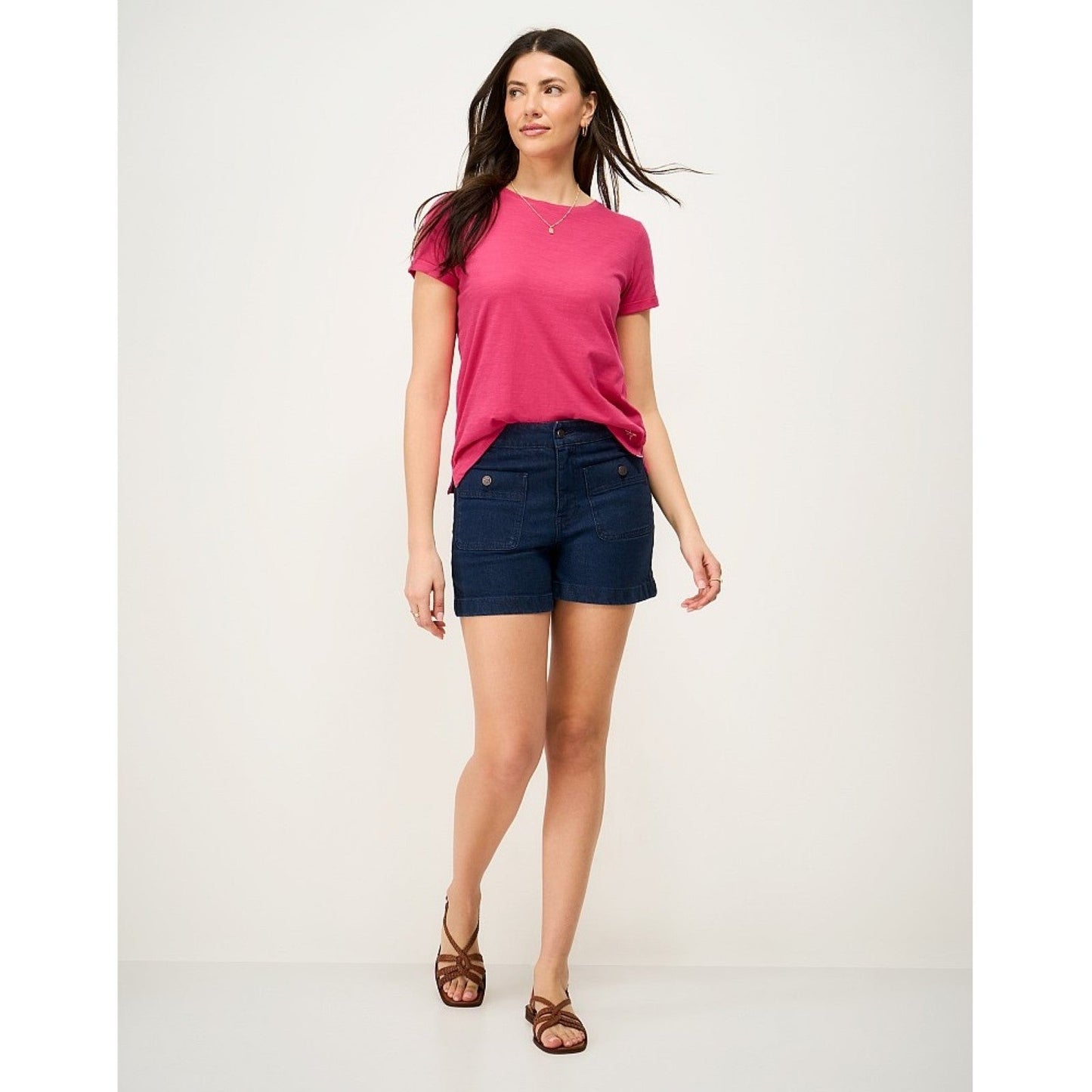 Crew Clothing Womens Perfect Crew Slub T-Shirt