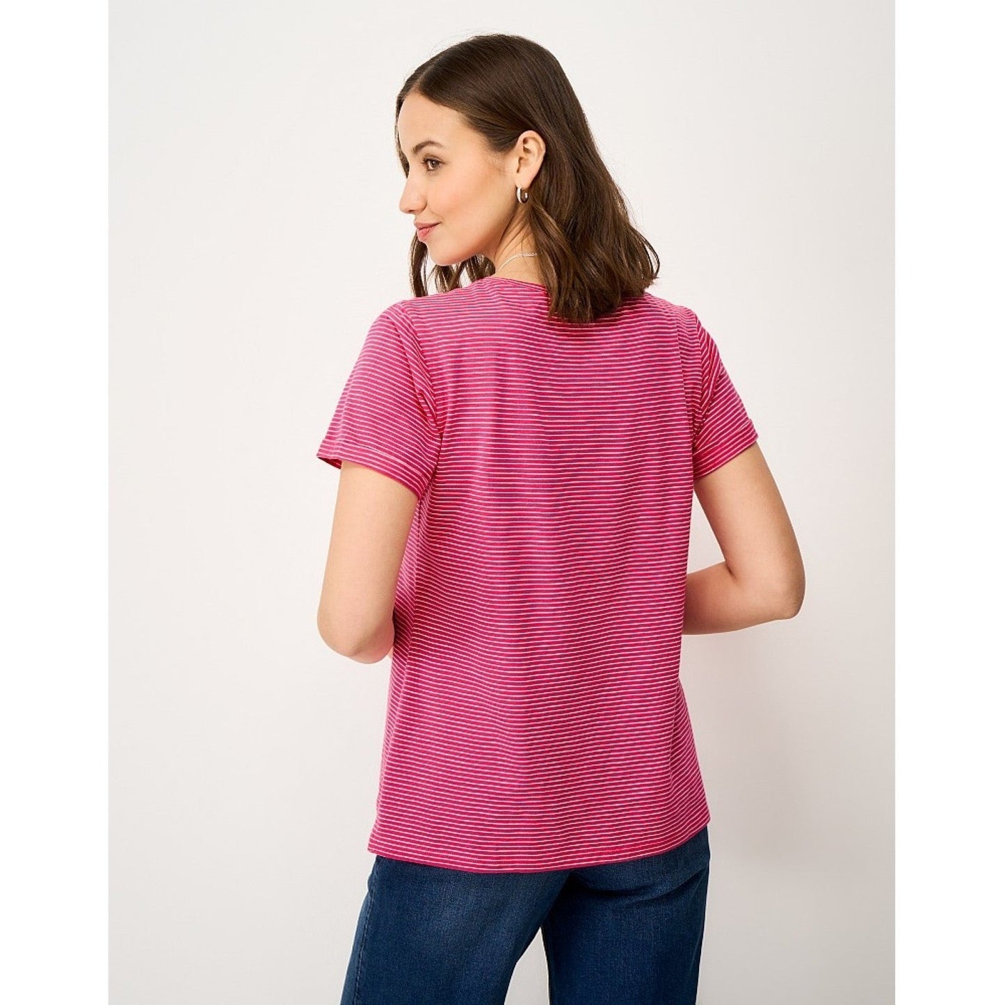 Crew Clothing Womens Perfect Stripe Short Sleeve T-Shirt