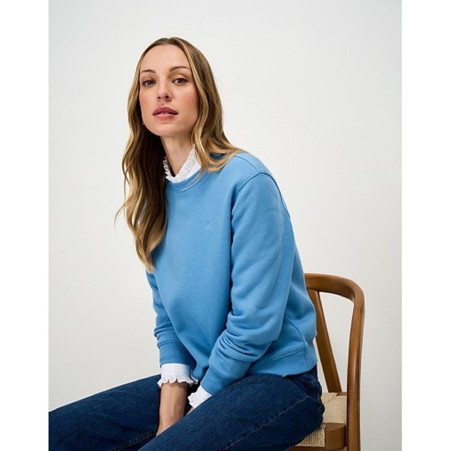 Crew Clothing Womens Brushed Back Sweatshirt