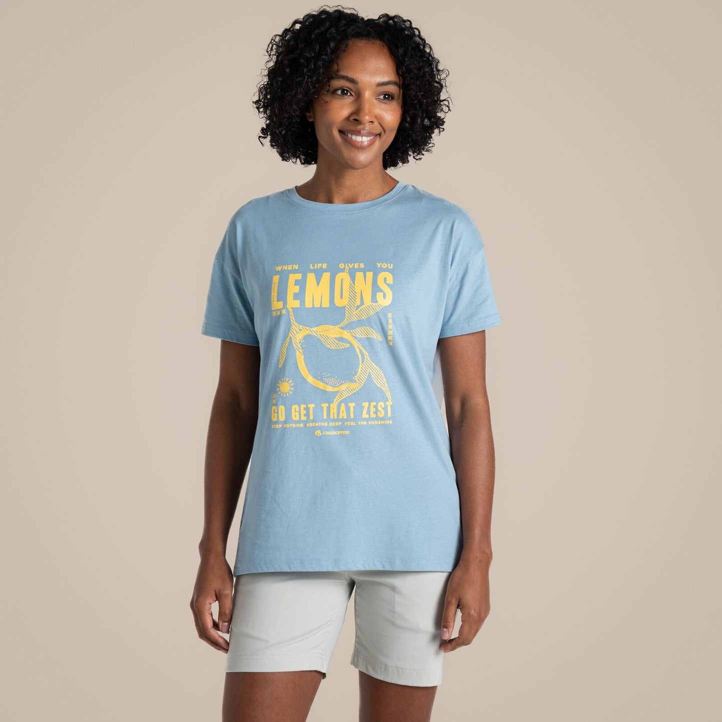 Craghoppers Womens Yago Graphic Short Sleeve T-Shirt