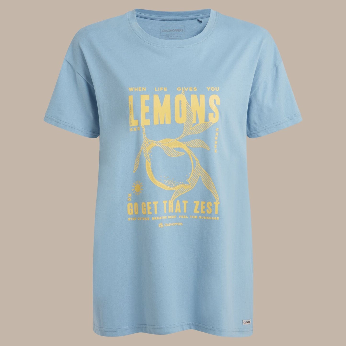 Craghoppers Womens Yago Graphic Short Sleeve T-Shirt