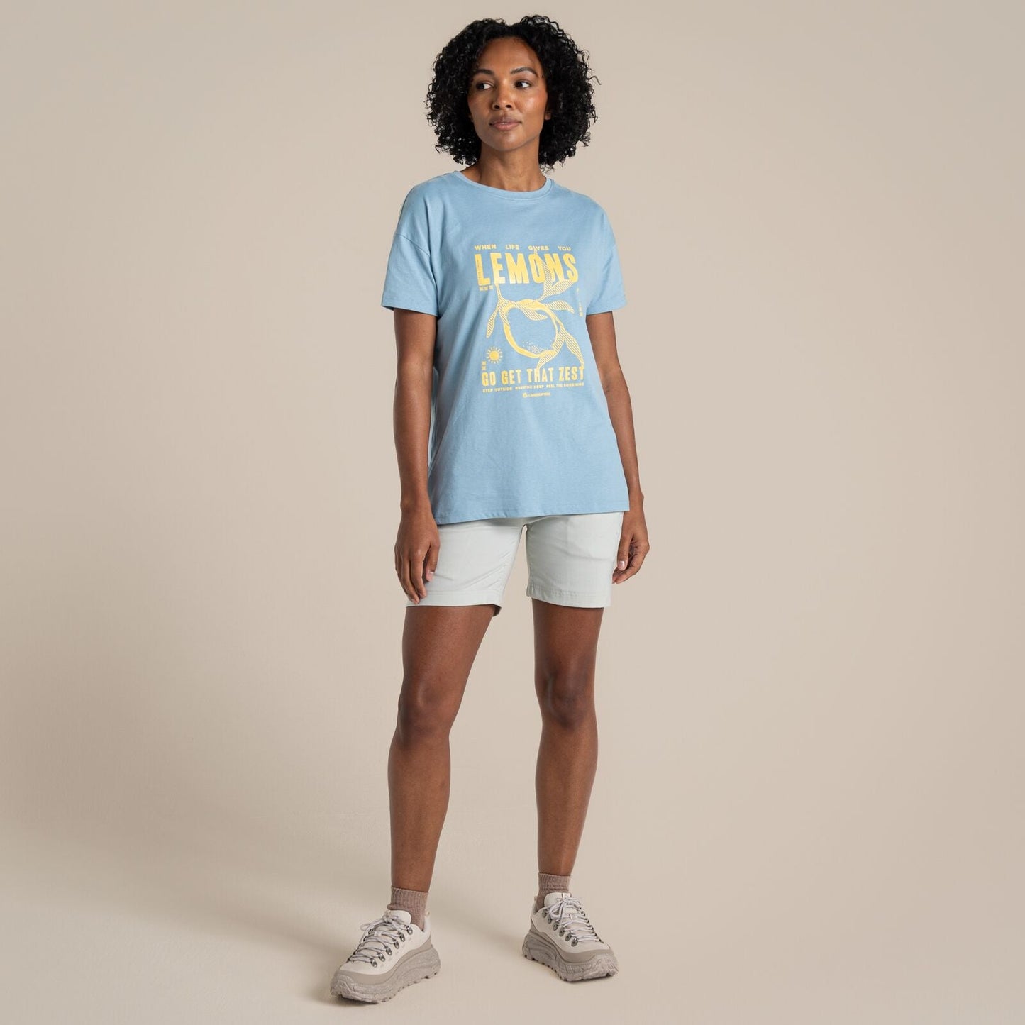 Craghoppers Womens Yago Graphic Short Sleeve T-Shirt