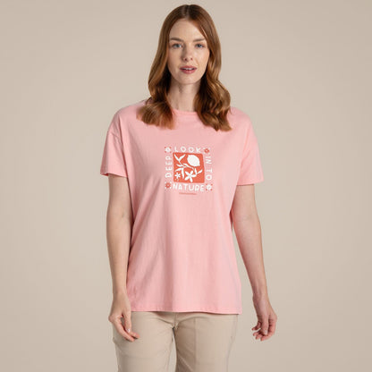 Craghoppers Womens Yago Graphic Short Sleeve T-Shirt