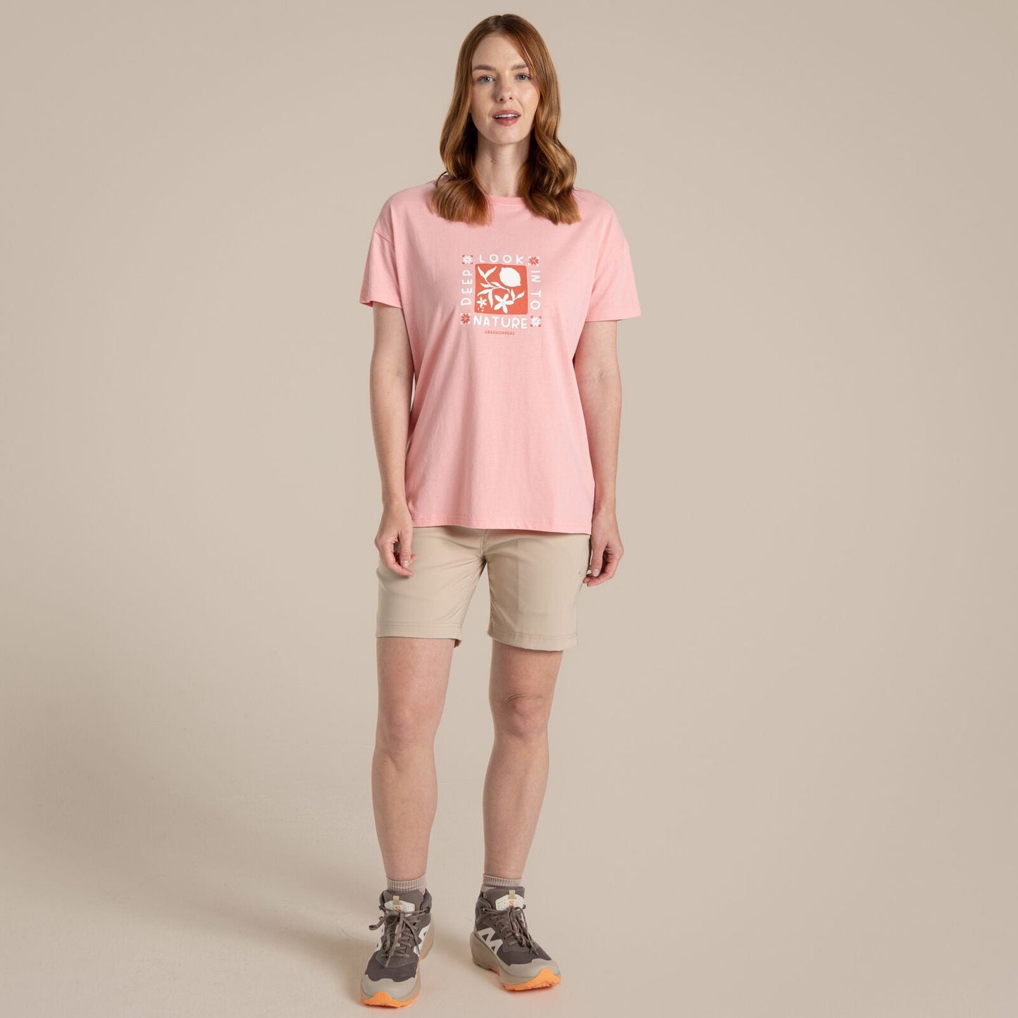 Craghoppers Womens Yago Graphic Short Sleeve T-Shirt